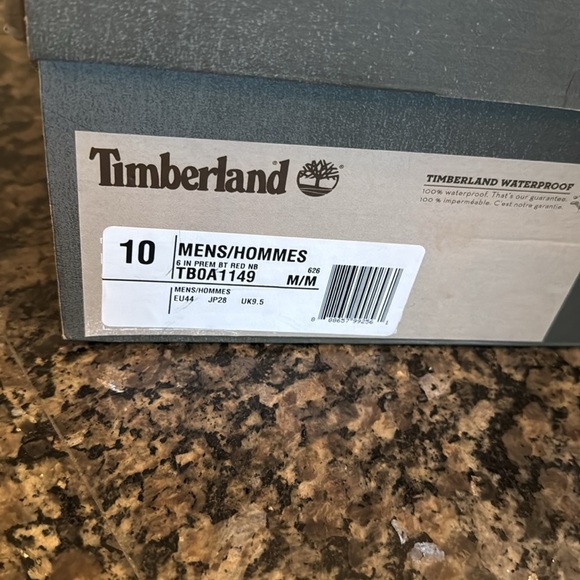 Timberland Black leather Boots 9 - Picture 16 of 16